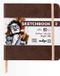 Darwi DFY - Schetsboek - 14 x 14 cm - 140 g - Bruin - 80 vellen