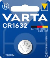 Varta CR1632 pile bouton lithium - 1 pièce