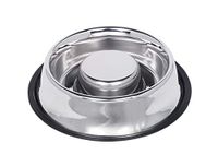 Nobby Anti-sling roestvrijstalen kom, antislip 1,35 liter, 30 cm