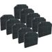 VHBW Franke Vhbw 10x Filtres À Charbon Actif Remplacement Pour 112.0016.756 112.0174.992 Pour Hotte Aspirante - 26,5 X 23,7 X 1,6 Cm