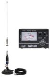 Antenne PNI S75 CB, 75 cm, avec papillon, aimant de 125 mm et réflectomètre PNI SWR-300 pour mesure SWR