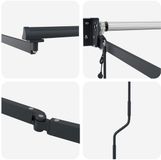 vidaXL - Electric - Awning - Frame - 3,5 x 2 m - Antraciet