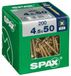 Spax - Lot De 200 Vis Acier Tête Fraisée Pozidriv Diam.4.5 Mm X L.50 Mm