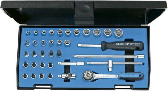 Gedore 20 ITU-3 Dopsleutelset 36-delig
