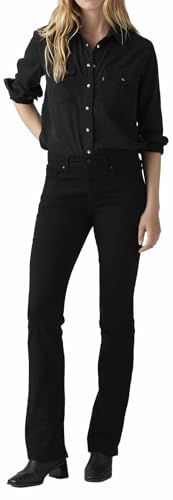 Levi's Dames Jeans 315 Shaping Bootcut, zwart en zwart, 32 W/34 L