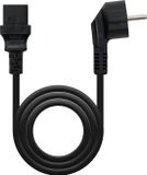 NANOCABLE Kabel Voeding CPU - Monitor CEE7/M-C13/H Zwart 1.50 m