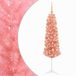 vidaXL Smalle Kunstkerstboom met 150 Warmwitte LED's - 120 cm - Roze