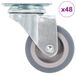 vidaXL 48 st zwenkwielen 50 mm