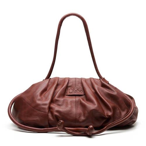 Chabo Bags leren crossbody tas Bristol roodbruin