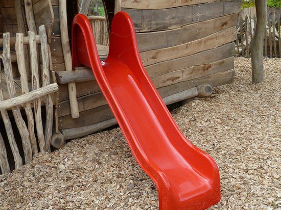 Intergard Glijbaan rood speeltoestellen speelplaats polyester 190cm