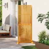 vidaXL Pare-vue marron 79,5 x 50 x 200 cm acacia massif
