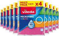 Vileda Microvezeldoek Colors - 10 x 4 stuks - Voordeelverpakking