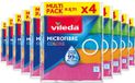 Vileda Microvezeldoek Colors - 10 x 4 stuks - Voordeelverpakking