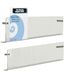 TUKA-i-AKUT 2 x 100 cm wandtijdschriftenhouder, acryl extra sterk, wandplanken brochure rek wandmontage voor documenttijdschriften kranten brochures boeken, transparant TKD8256-100cm-2x