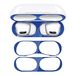 StyleDesign Stofwerende sticker compatibel met Apple AirPods Pro - metaalstof bescherming stickers Skins in blauw