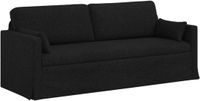 vidaXL - Bank - Zwart - 198 x 78 x 80 cm - Stof