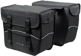 Greenlands Dubbele Fietstas Pannier 34l Zwart