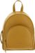 Coccinelle Leren Vrije tijd rugzak Rugzak Coccinelle Gleen Handback Grained Leather Citronella Mosterdgeel