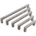 TYDA Poignée de meuble TYDA 10x10 mm en acier inoxydable, brossé mat, 170 x 10 x 160 mm