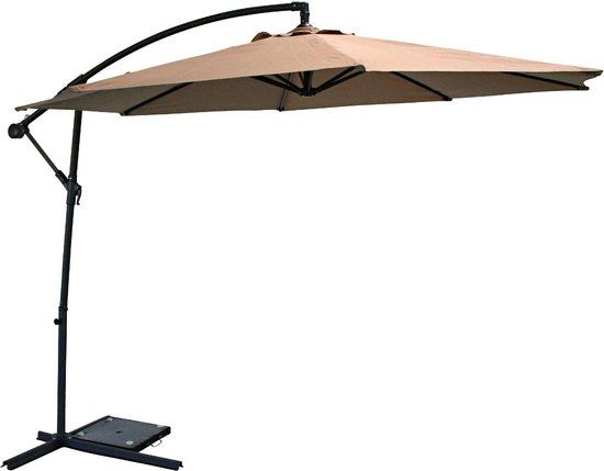 SenS-Line Menorca Hangmodel Parasol - Taupe - Ø300 cm