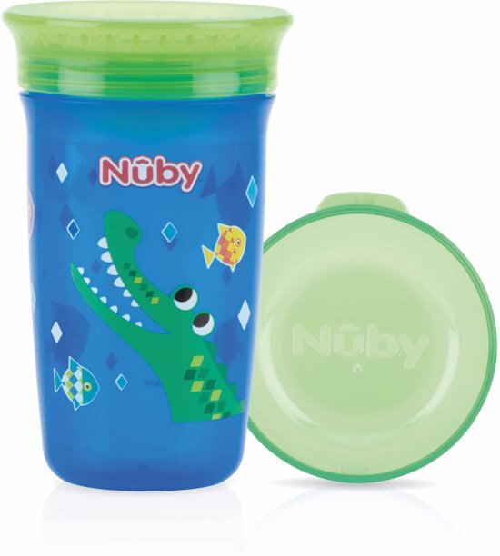 Nuby 360° Wonder Cup Blauw 6m+ blauw, groen