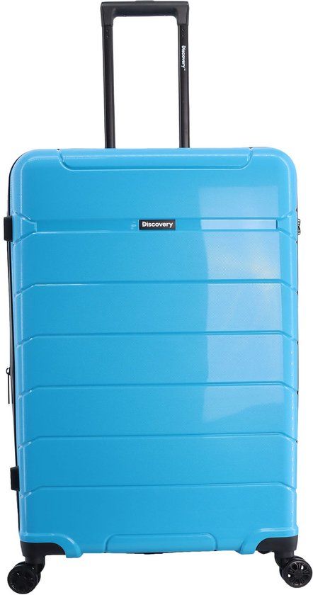 Discovery Skyward Harde Koffer / Trolley / Reiskoffer - 65 cm (Medium) - Blauw