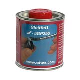 Riegler GP 250 Glijvet, voor montage van snijdringerschroefverbindingen met stalen en roestvrij stalen buizen, doos 250 g, siliconenvrij, geschikt voor levensmiddelen