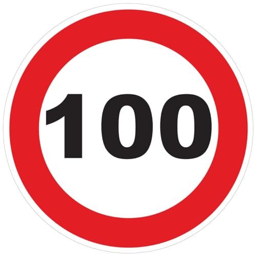 Ambiance Sticker Sticker Snelheidsbegrenzing 100 km/u - 10 cm