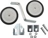FISCHER Universele steunwielen voor kinderfietsen | geschikt voor fietsen van 12 tot 20 inch | eenvoudige montage incl. montagemateriaal | kunststof en rubber