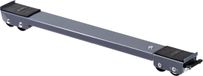 Merkloos Verstelbare transport dolly met remmen - laadvlak 45-70 cm - 500 kg