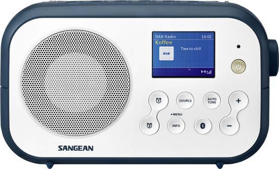 Sangean DPR-42BT WHITE-INK BLUE