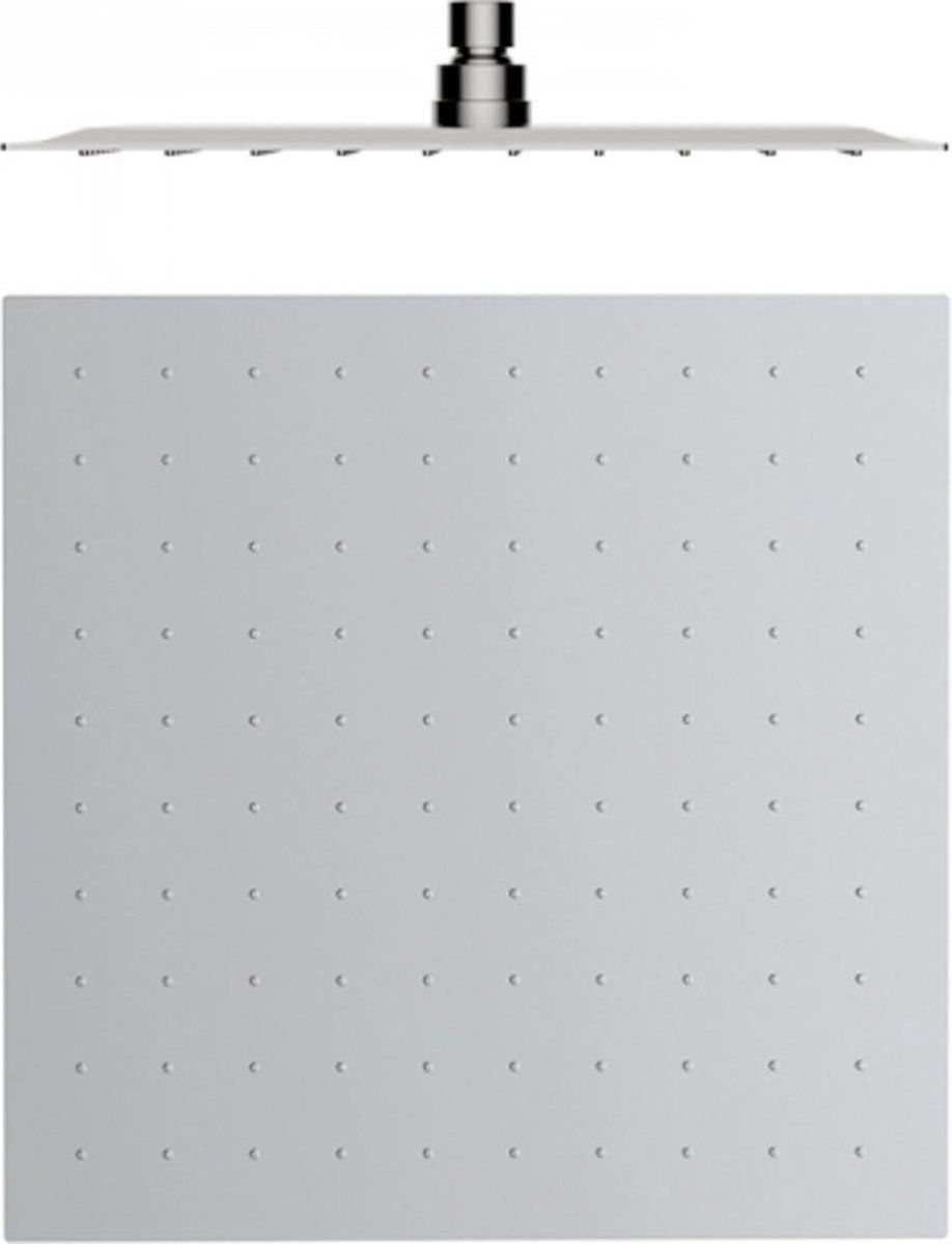 Douchebakkenopmaat.nl Hoofddouche Slim 15x15cm gepolijst RVS - Chroom