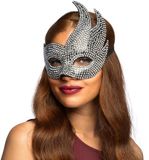 Boland Masker Rhinestone Diva Zilver
