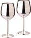 Verres à vin en acier inoxydable Bol - Style royal verres à vin