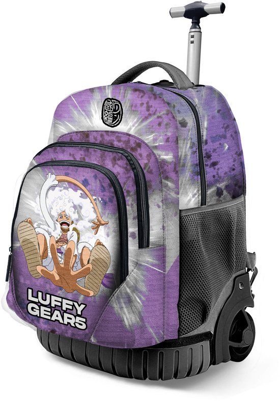 Karactermania One Piece Luffy Gear 5 FAN GTS Trolley Rugzak - Reistas Met Wielen - Handbagage - Paars