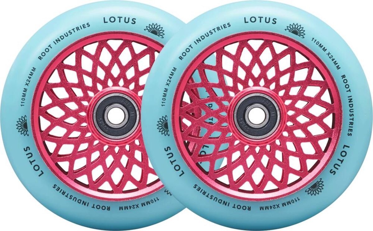 MRO industries Root Lotus Stuntstep Wielen 2pc. - Pink Isotope