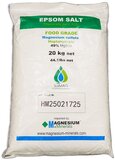 SoLMAG Epsom zout – 20 KG – Badzout - Magnesiumsulfaat 49% FCC Food Grade Kwaliteit - 1-3 mm korrelgrootte - Bitterzout - Magnesium Sulfate - Epsomzout - Epsom Salt - Sal de Epsom – Epsom zoutbad – Voetenbad