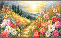 Lanarte Borduurpakket - A walk through colours - 38 x 21cm