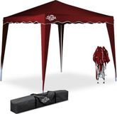 Casaria Partytent Capri - Uv 50+ Inklapbaar Waterafstotend 3x3m - Rood