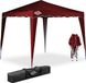 Casaria Partytent Capri - Uv 50+ Inklapbaar Waterafstotend 3x3m - Rood