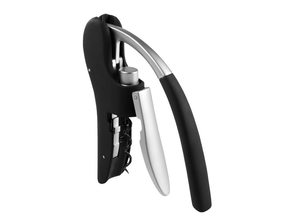 Leopold Vienna Kurkentrekker mini Octopus - Zwart/Zilver