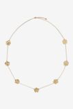Sissy-Boy Gold plated ketting met bloemen