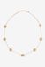 Sissy-Boy Gold plated ketting met bloemen