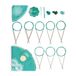 KnitPro Mindful jeu de aiguilles fixes - jeu d'aiguilles circulaires de 13 cm avec accessoires Mindful Serenity pour débutants, professionnels et coffret cadeau