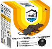 KB Home Defense HOME DEFENSE® Ratten- en Muizenverjager - Elektromagnetisch - 130m2 - Zwart