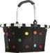 Reisenthel Carrybag Boodschappenmand Maat XS - 5L - Dots Zwart