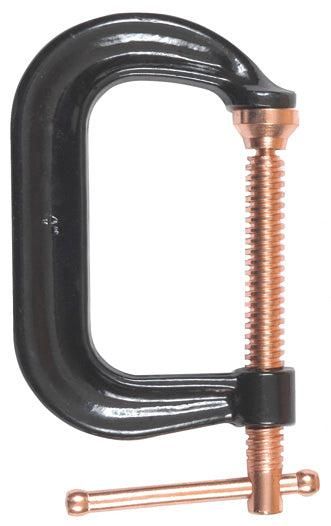 CDF410C C-klem, koperen spindel 0-245 mm