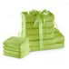 AmeliaHome Handdoekenset lichtgroen 4 gastendoekjes 30x50 cm 4 handdoeken 50x100 cm en 2 douchehanddoeken 70x140 cm 100% katoen kwaliteit absorberend seladongroen groen Amari