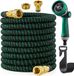 Merkloos Tuyau d'arrosage extensible 15m-50ft avec buse 10 fonctions - Léger et flexible avec raccords en laiton massif - Noyau latex 3 couches