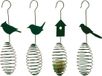 Esschert Design Vetbol houder - Vogelvoederhuisje - Groen - 7.30 cm x 7.30 cm x 34.80 cm